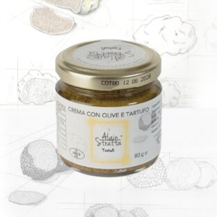 Crema con olive e tartufo