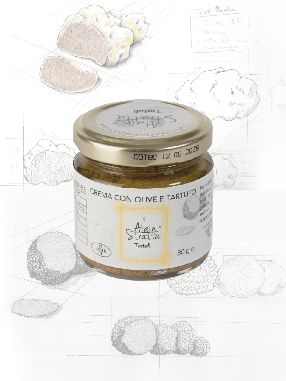 Crema con olive e tartufo