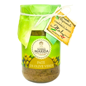GREEN OLIVE PATE 212 ML - Nonna Marida