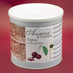 Amarena Traditional Topping (with Whole Amarena Cherries) 3000g - morelloAustera