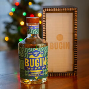 Gift box with gin BUGIN Barrique ex Thyme Limited Edition 70 cl - Bugin