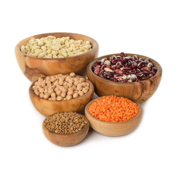 Legumes and cereals