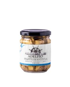 Amberjack Fillets with Mint, Raisins, and Pine Nuts in a Jar - Adelfio